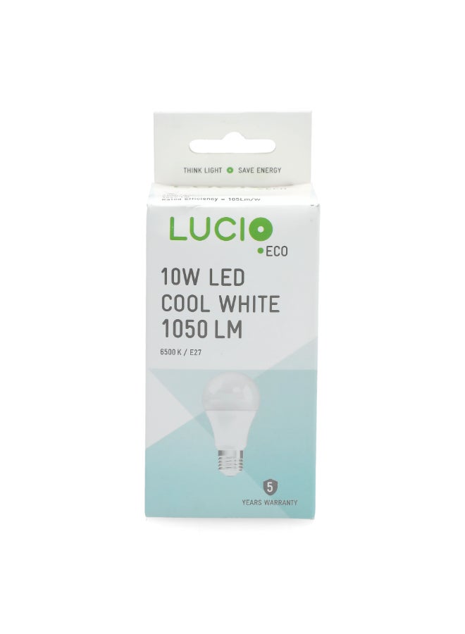 Lucio 10W 6500K LED Bulb Cool White 14.6 x 6.2 x 6.4 cm L-ST-0100-10W-6500K - Image 3